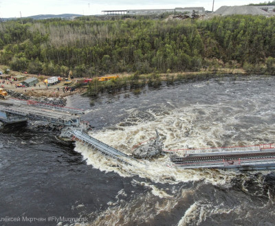 Обрушение моста в Мурманской области не повлияло на ядерную безопасность
