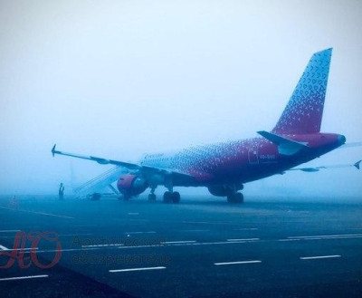 Туман вносит коррективы в расписание мурманского аэропорта