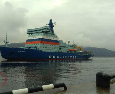 Ледокол «Арктика» вернулся в Кольский залив спустя четыре дня
