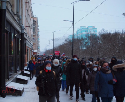 Девять мурманчан получили наказание за участие в митингах 23 и 31 января