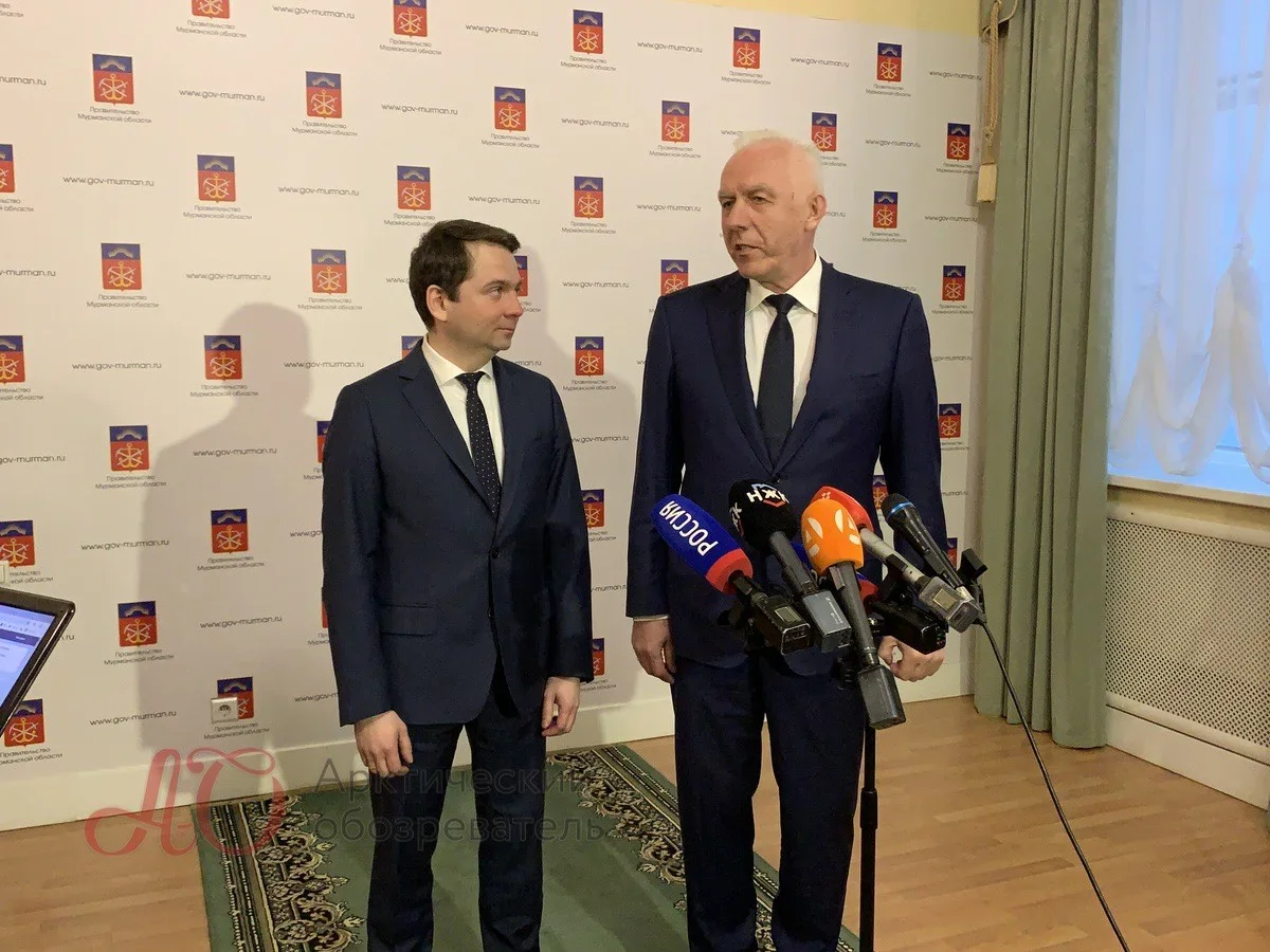 Андрей Чибис и полпред президента в СЗФО Александр Гуцан