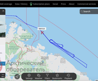 Самолёт-разведчик ВВС Великобритании совершил полёт у берегов Кольского полуострова