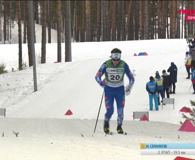 Мурманчанин Александр Гребенько завоевал золото в эстафете на Чемпионате России по лыжам