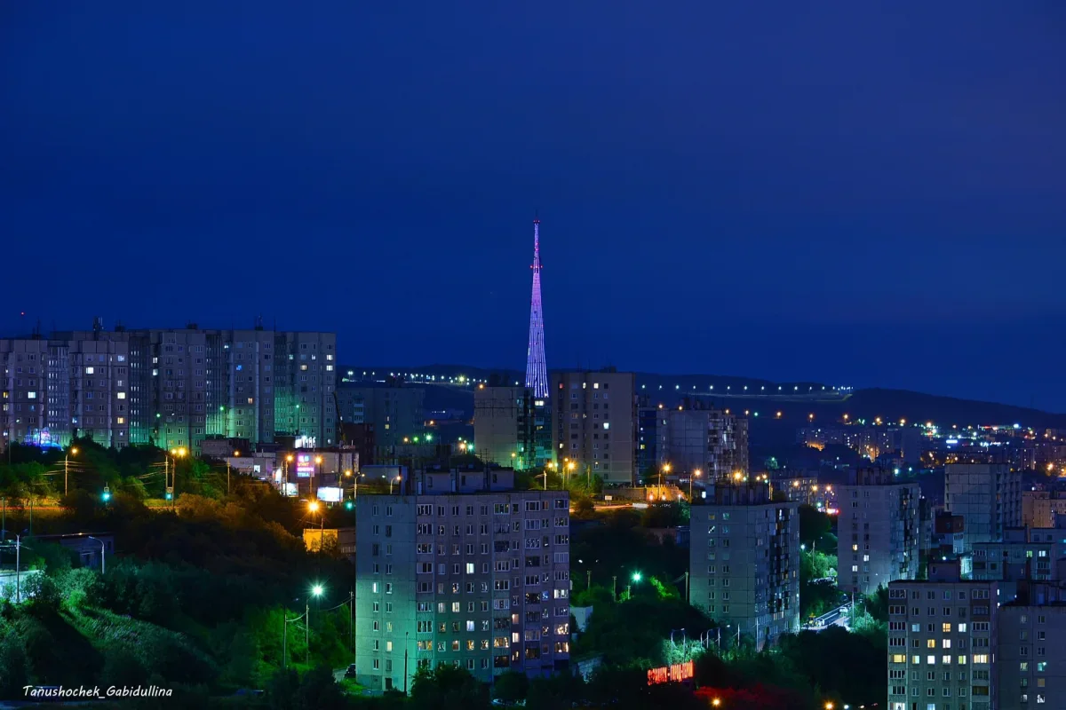 ФОТО ДНЯ: Ночные огни возвращаются в Мурманск