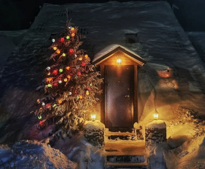 ФОТО ДНЯ: Новогоднее эхо с Юлинской сальмы, оз. Ловозеро