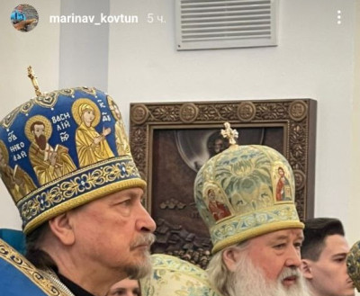 Экс-губернатор Мурманской области встретилась с мурманским митрополитом на праздник Сретение Господне