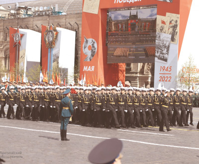 Мурманские нахимовцы вышли на Парад Победы в Москве