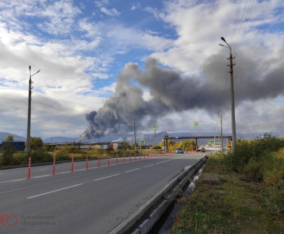 Пожар на промплощадке КГМК в Мончегорске. Главное