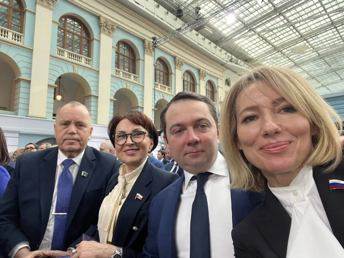 Делегация Мурманской области. Сенатор Долгов сидел отдельно.&nbsp;