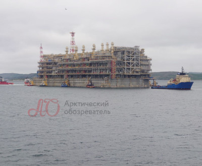 ФОТО ДНЯ: Первая технологическая линия сжижения газа для завода «Арктик СПГ – 2»