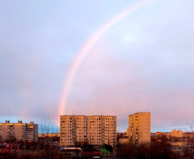 ФОТО ДНЯ: Ноябрьская радуга в Мончегорске