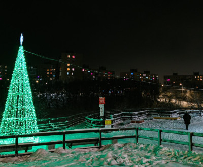 ФОТО ДНЯ: Полярная ночь накрыла Мурманск