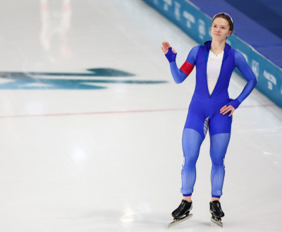 ФОТО ДНЯ: Спортсменка из Оленегорска Ксения Коржова после забега на Олимпиаде 2026