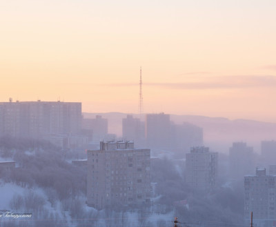 ФОТО ДНЯ: Туманное утро в Мурманске