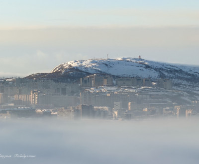 ФОТО ДНЯ: Сопка Горелая в утренней дымке