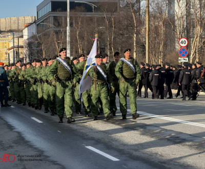 ФОТО ДНЯ: Репетиции парада Победы в Мурманске