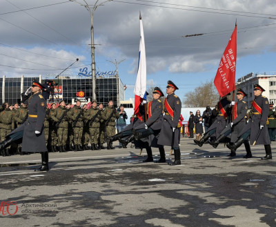 Фоторепортаж: парад Победы в городе-герое Мурманске 9 мая 2026 года